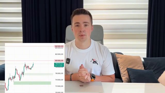 Не входить в лонг у 80 000 долларов Это зона сопротивления, а не поддержки. (03:26)